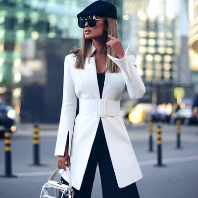 Spring Autumn Blazers Women Suit Long Sleeve Jacket Casual Tops Female Slim Wild Office Blazer Windbreaker Coat Y12458