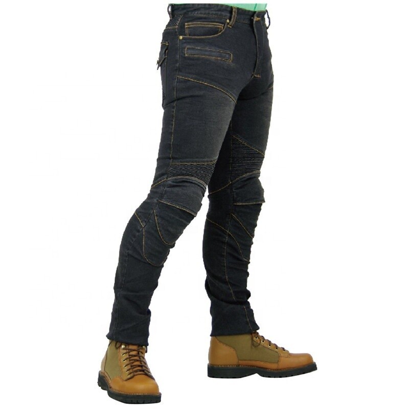 New Men Motorcycle Riding Pants Motorcycle Jeans Protective Gear Riding Touring Black Motorbike Trousers Blue Motocross Jeans