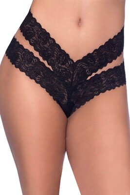 Hollow Out Bowknot Lace Underwear