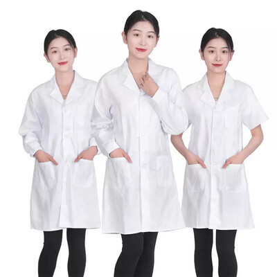2022 Best Seller medical fashion unisex lab coats custom logo hospital dental doctor nurse scrubs uniform