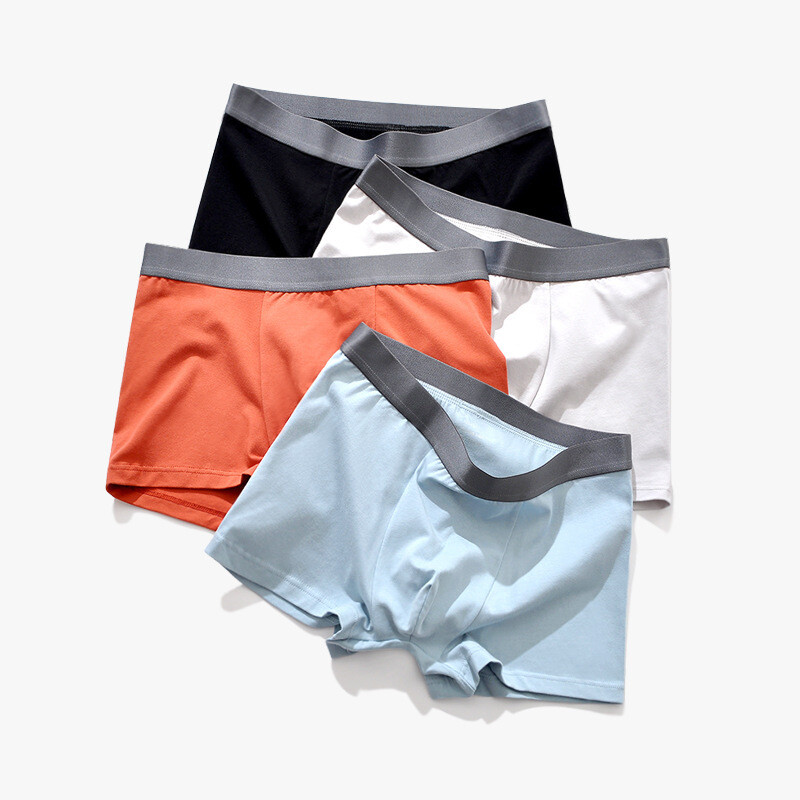 Wholesale Men Sexy Underwear Boxer Briefs High Stretch Fashion Solid Multi Colors Xxxxl Men&#39;s Briefs