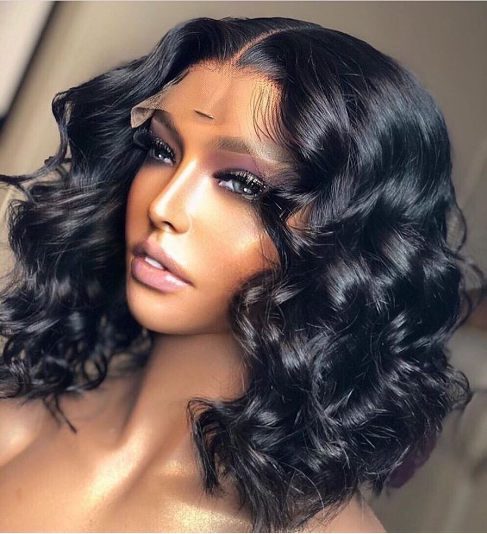 HD Lace Full Virgin Brazilian Human Hair Wigs Loose Wave Transparent Lace Front Human Hair Wigs for Black Women