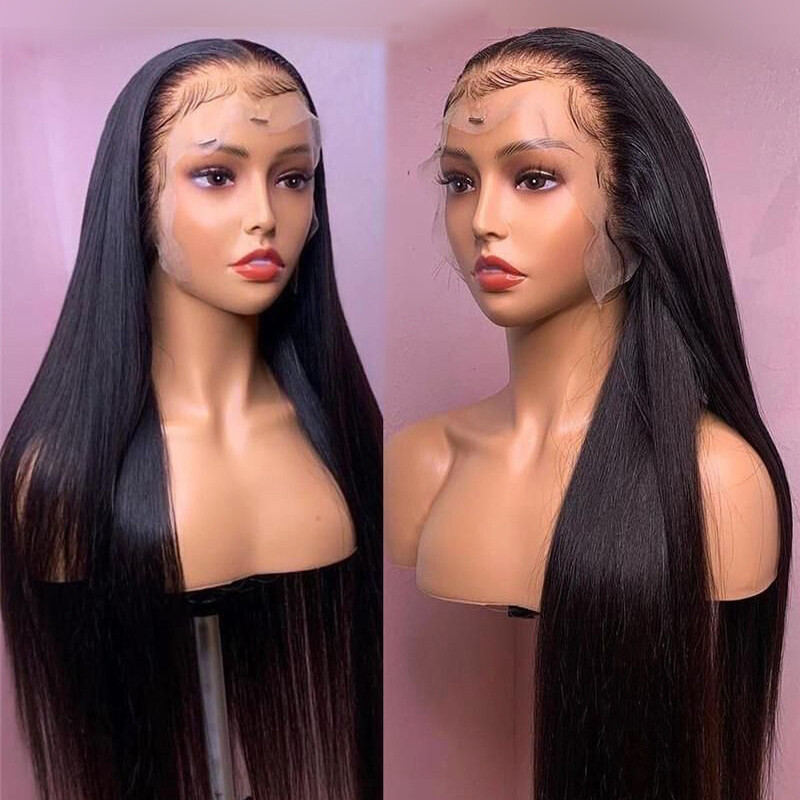 Bone Straight Brazilian Human Hair Lace Front Wig Remy Hd Lace Wigs Natural Human Hair Wigs For Black Women