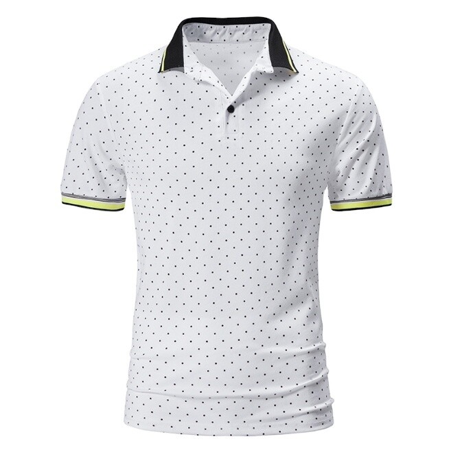 Men Shirt Short Sleeve Polo Shirt New Clothing Summer Streetwear Casual Fashion Tops