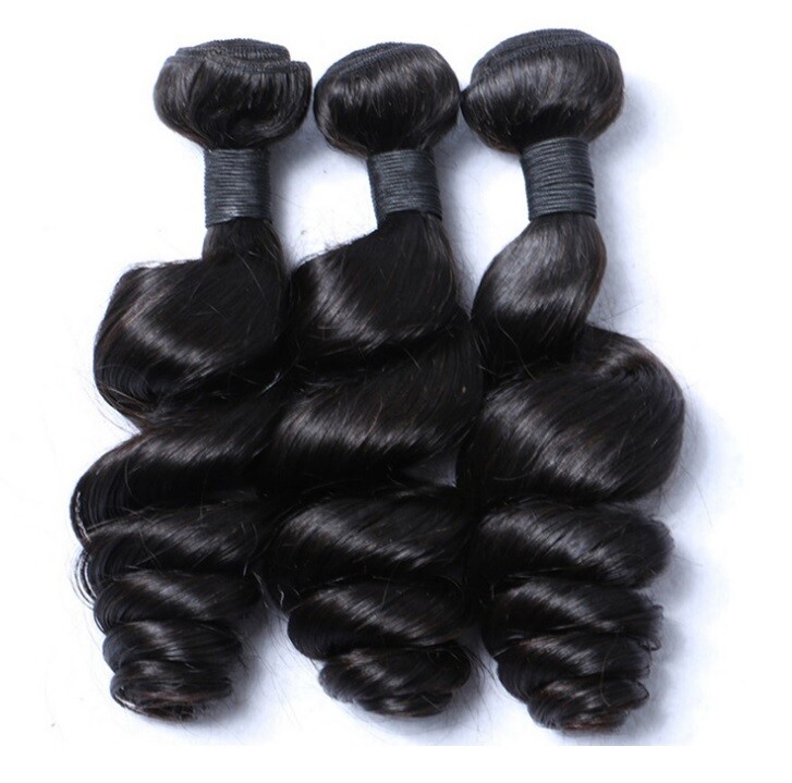100% Full Cuticle Aligned Mink Brazilian Hair 10A 9A Grade Loose Wave Virgin Remy Human Hair Extensions 00% Human Hair Bundles