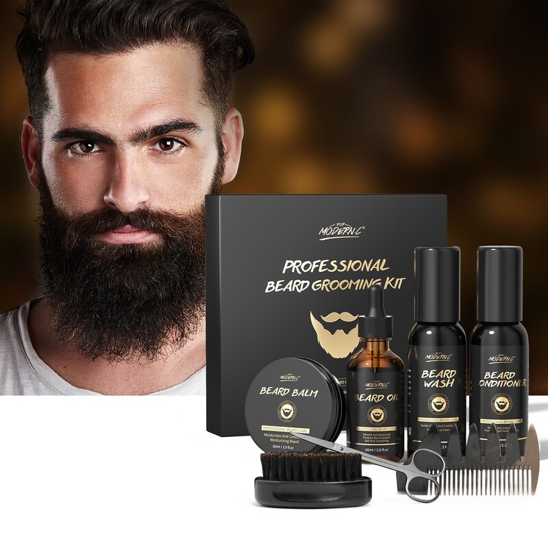Beard Conditioning and Moisturizing Done Right Professional grade beard growth oil and brush set for men