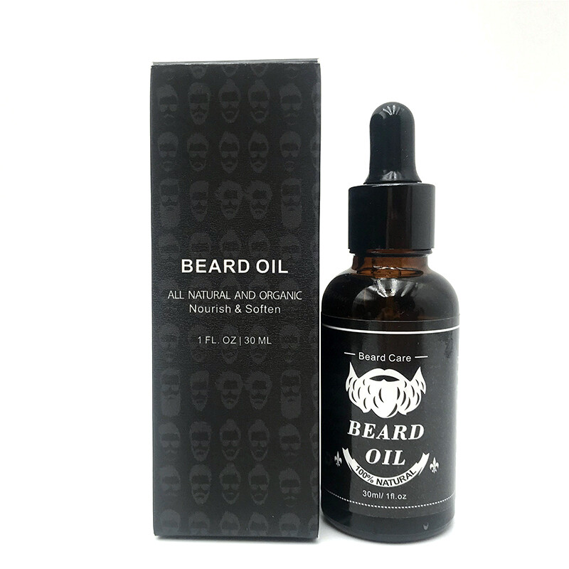 Private Label Beard Set Grooming Natural Men Growth Beard oil Organic Beard Kit
