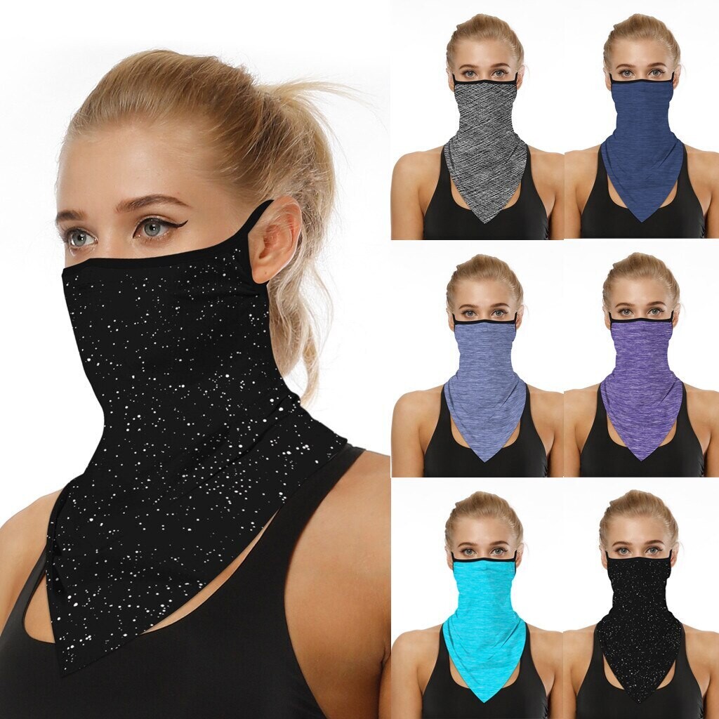 Outdoor Face Cover Printed Bib Scarves Multi Functional Seamless Quick Dry Hairband Head Scarf Bandana Windproof Facemask