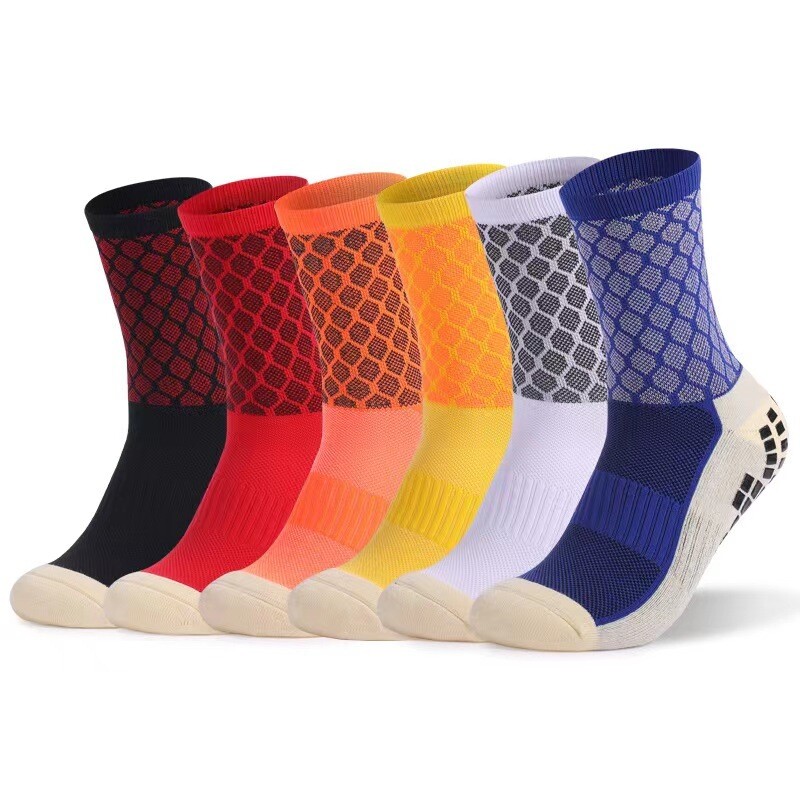 dispensing shock-absorbing thick football socks bottom sport socks sweat-absorbing wear-resistant training grip socks men