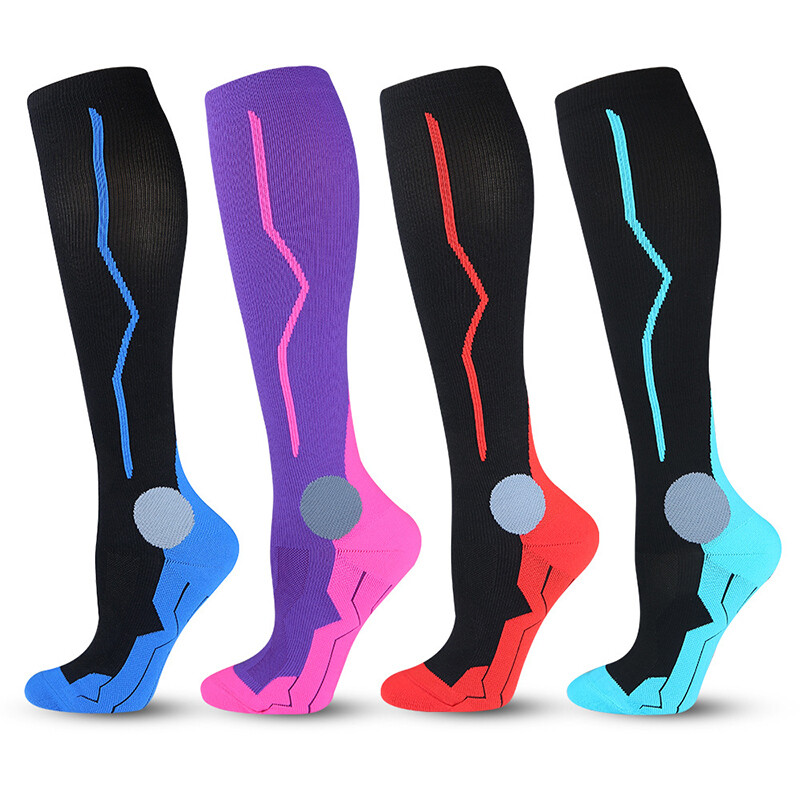 Best Athletic Sports Running Medical Custom Knee High Compression Socks 20/30