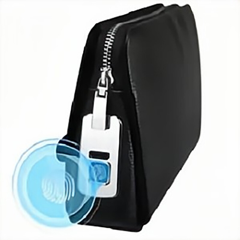 Fipilock Fingerprint Bag Man Business Handbags Classic Designer Handle Purse Wallets Handbag Anti Theft Leather Wallet for Men