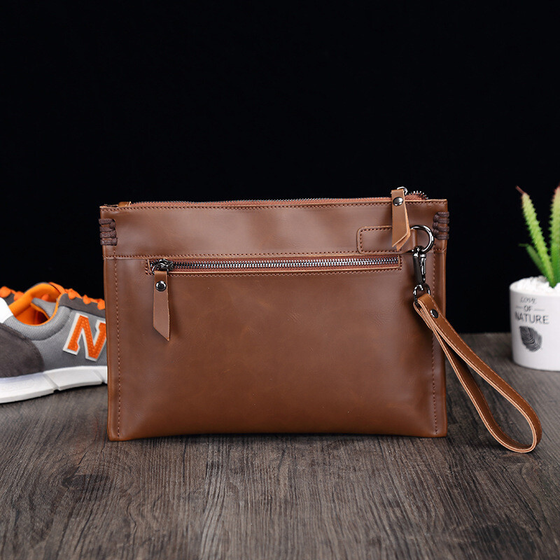 New Design PU Leather Evening Clutch Bag For Men Handbags Wallets Purse