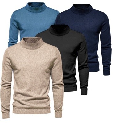 New Winter Style Multicolor Men's Sweaters Cotton Pullover Sweater Warm Knitted Sweater
