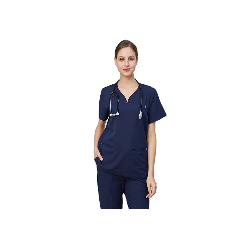 Long Sleeve Stretch Scrubs Medical Uniforms Nursing Scrubs