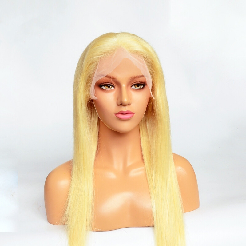 MONA 13x4 Lace Front Wigs Human Hair Pre Plucked Cuticle Aligned Buy Wig Small Knots Virgin Blonde 613 Wig Human Hair