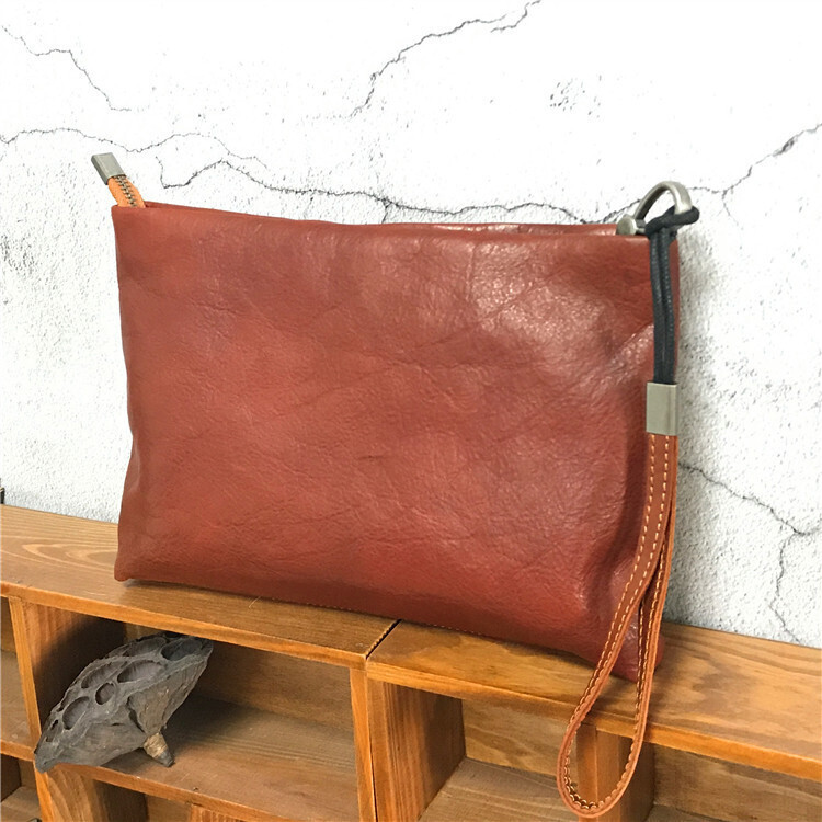 Professional Men's Full-Grain Leather Clutch Wallet