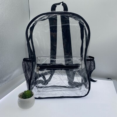 Clear PVC Backpack Bag Transparent Plastic Backpack