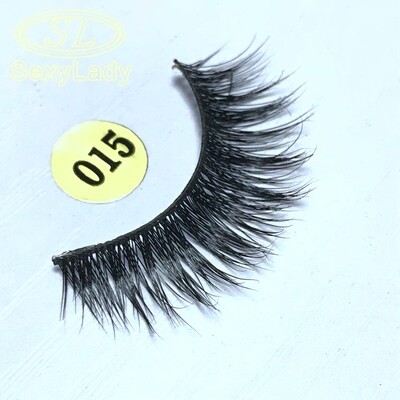 Faux mink eyelashes extension with rhinestones 3d lashes