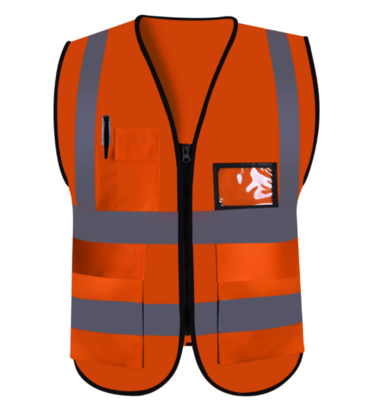 High Quality Road safety uniform clothing workwear running logo reflective vest