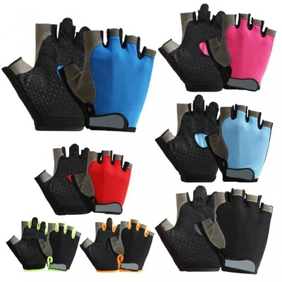 Bicycle Cycling Bike Gloves Breathable Half Finger Short Weight lifting Sports Glove