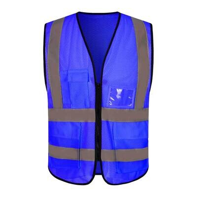 Chinese Manufacturers Construction Custom Reflective Safety Clothing Work Men Reflective Mesh Vest Workwear