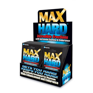 Swiss Navy Max Hard -2 pill pack 24 pc Counter Display