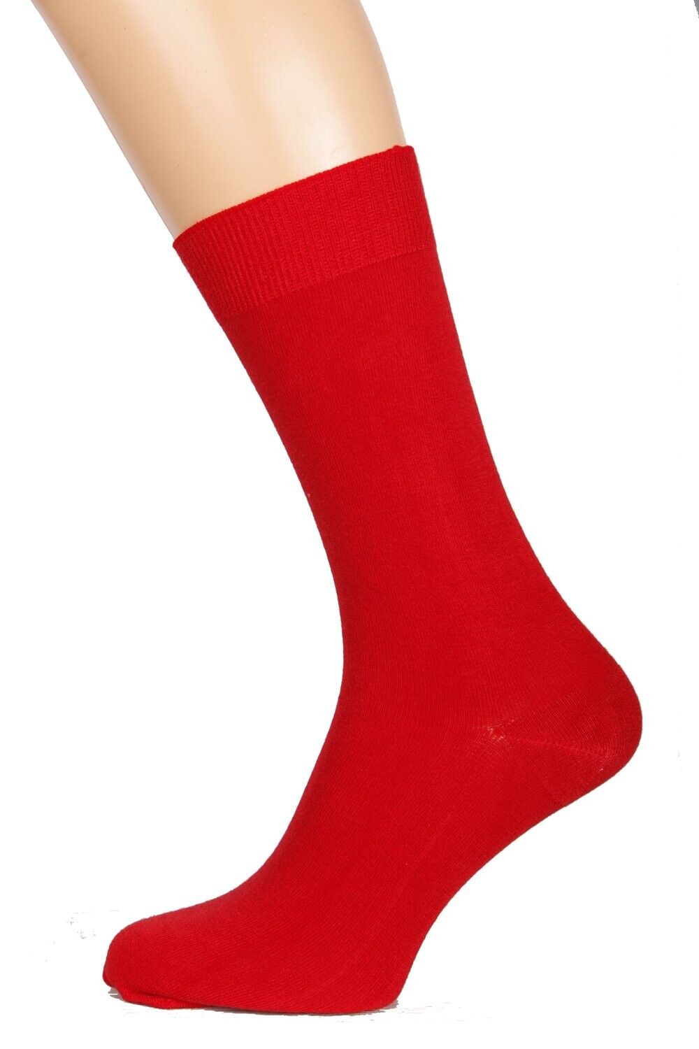 TAUNO men's red socks