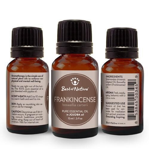 Frankincense Olibanum Essential Oil blended with Jojoba Oil