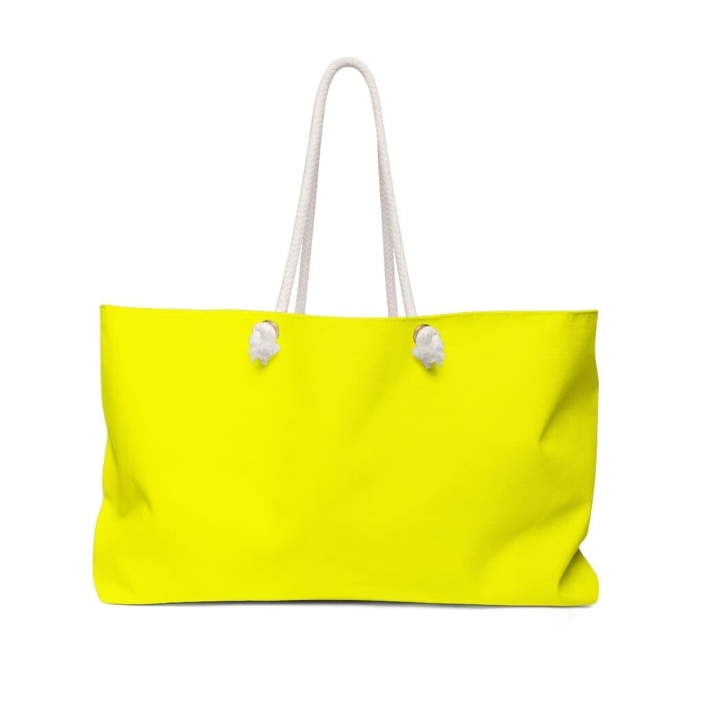 Uniquely You Weekender Tote Bag,  Bright Yellow