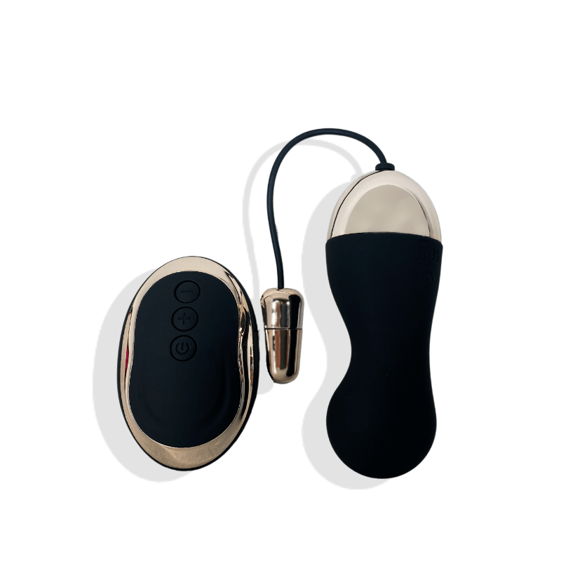 Proserpina – The Remote Controlled Black Bullet Egg Vibrator & Ben Wa Balls