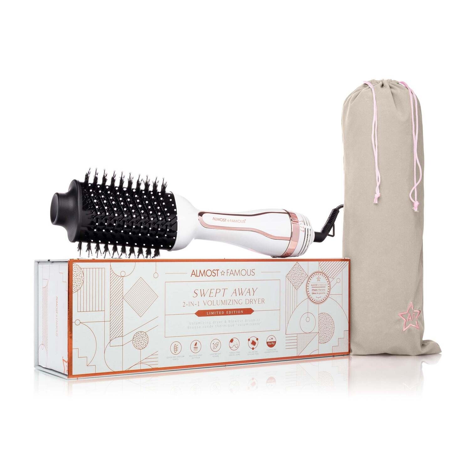 AF Swept Away 2-in-1 Volumizing Dryer Blowout Brush