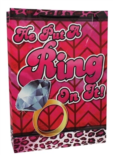 He Put a Ring on It - Large Gift Bag