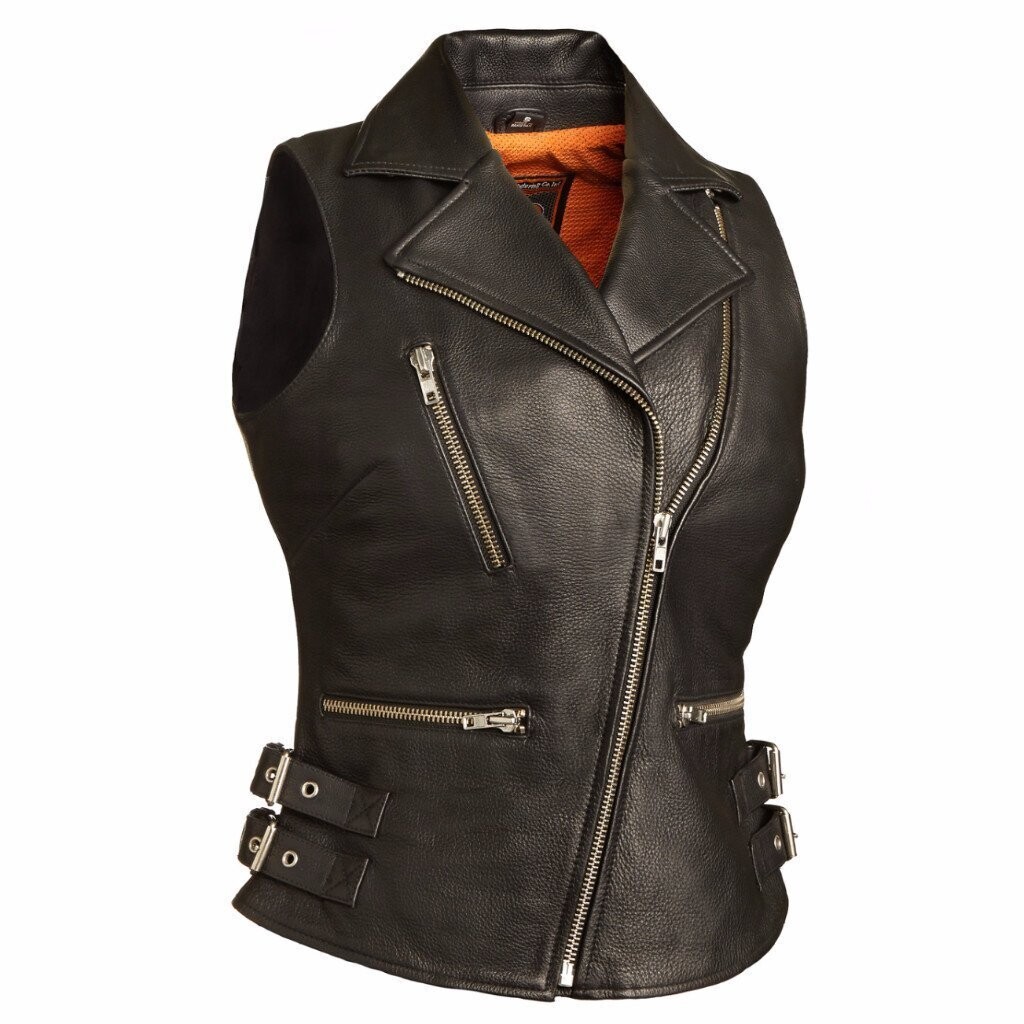 Warrior - Women's Motorcycle Leather Vest