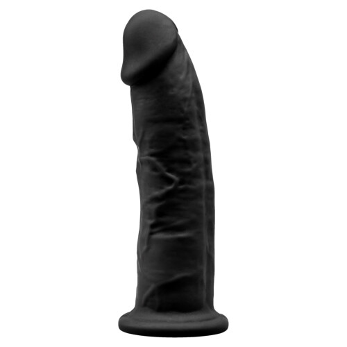 9 inch Realistic Girthy Silicone Dual Density Dildo with Suction Cup