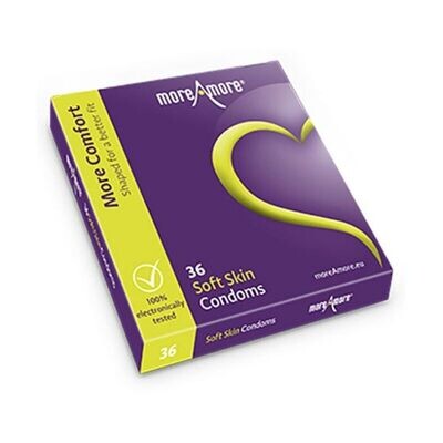 Soft Skin Condoms (36pcs) MoreAmore 43426