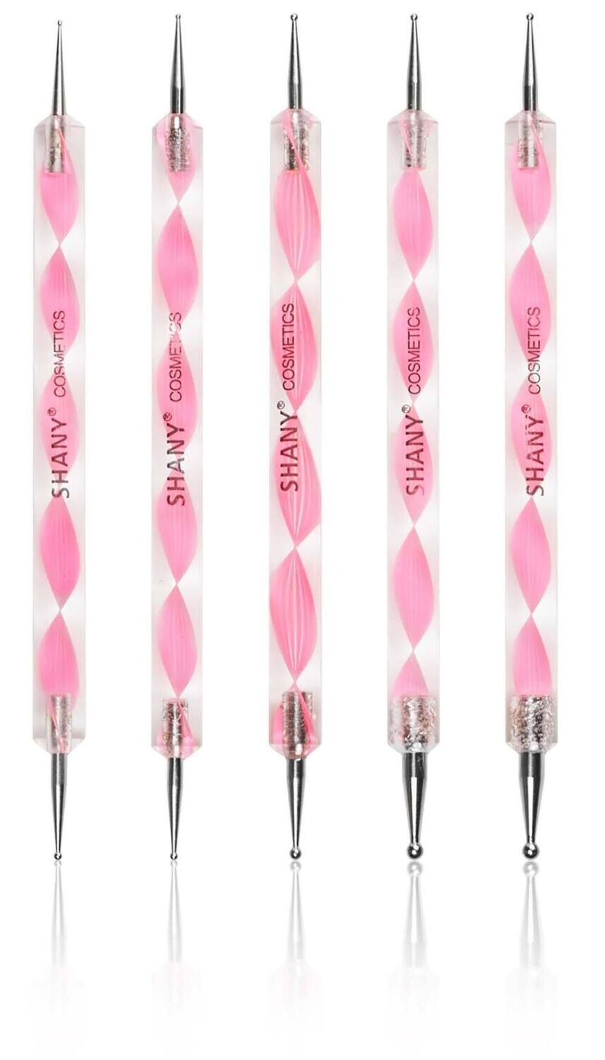 Marbleizing Dotting Pen Brush Sets - set of 5 x 2 way brushes