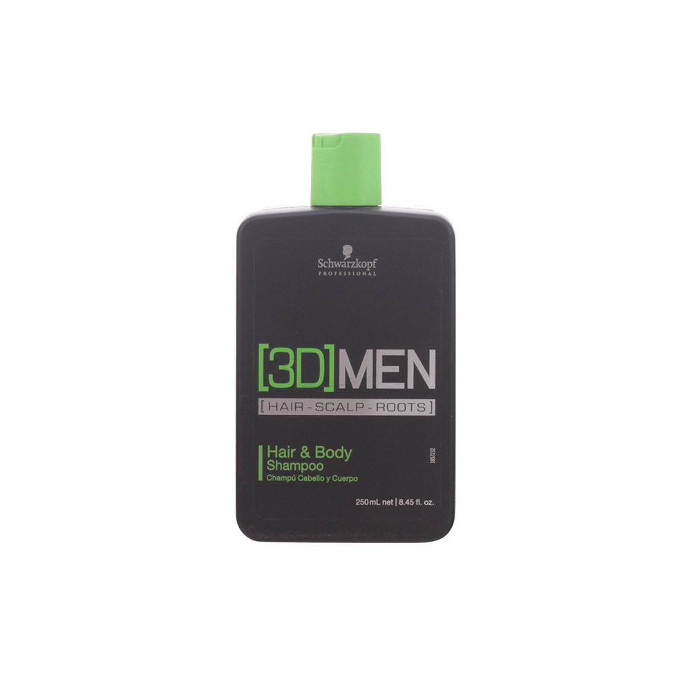 3D Men Hair and Body Shampoo 250 ml