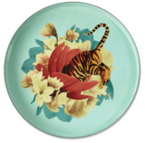 Plateau Rond Tiger Flower