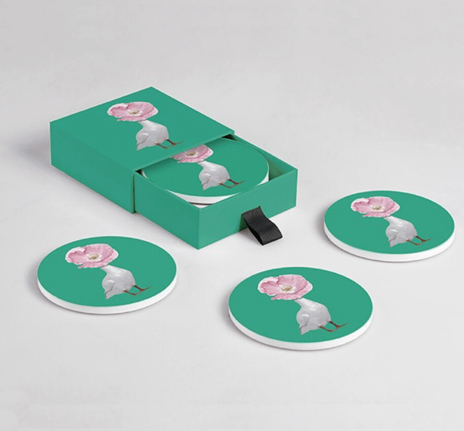 Set de 4 dessous-de-verre Diva