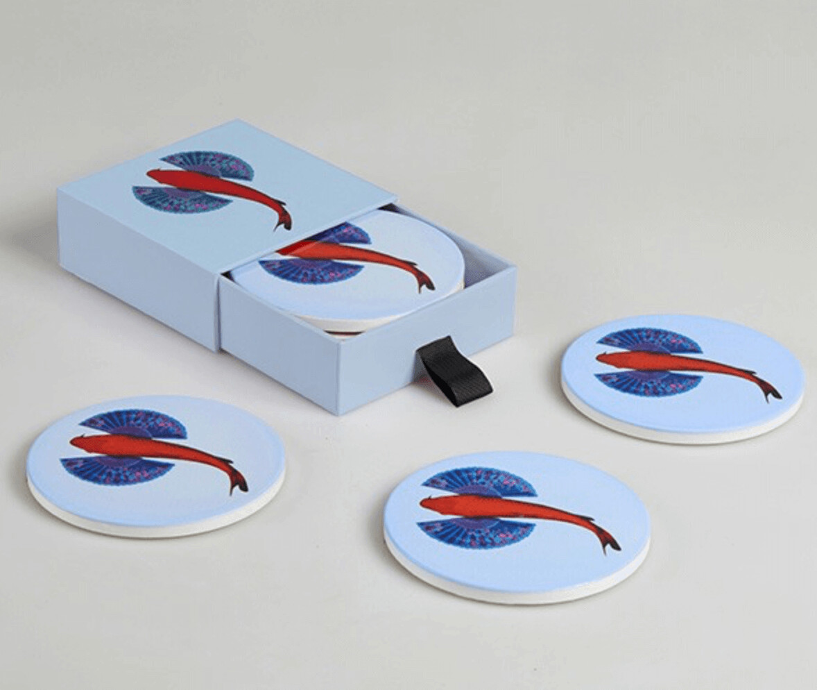 Set de 4 dessous-de-verre Fishkoi