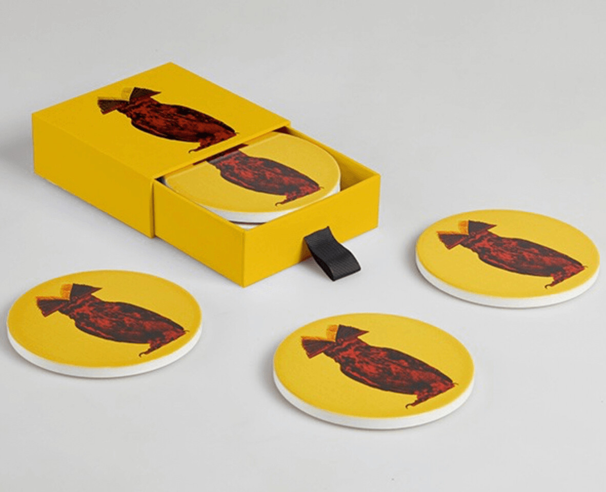 Set de 4 dessous-de-verre Hibook