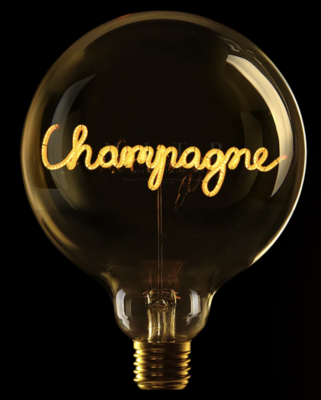 Ampoule Champagne- Ambre