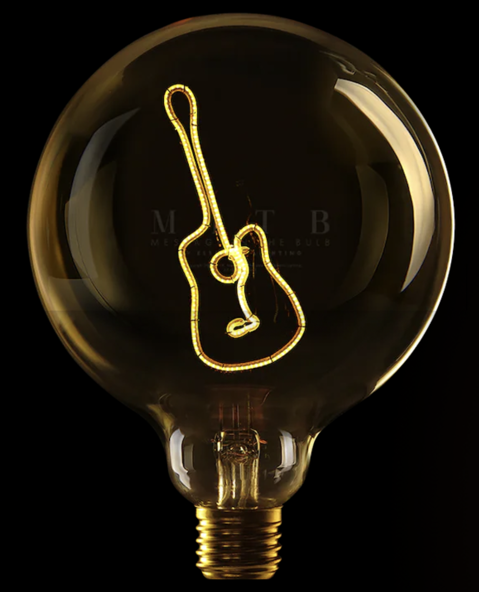 Ampoule Guitare - Ambre
