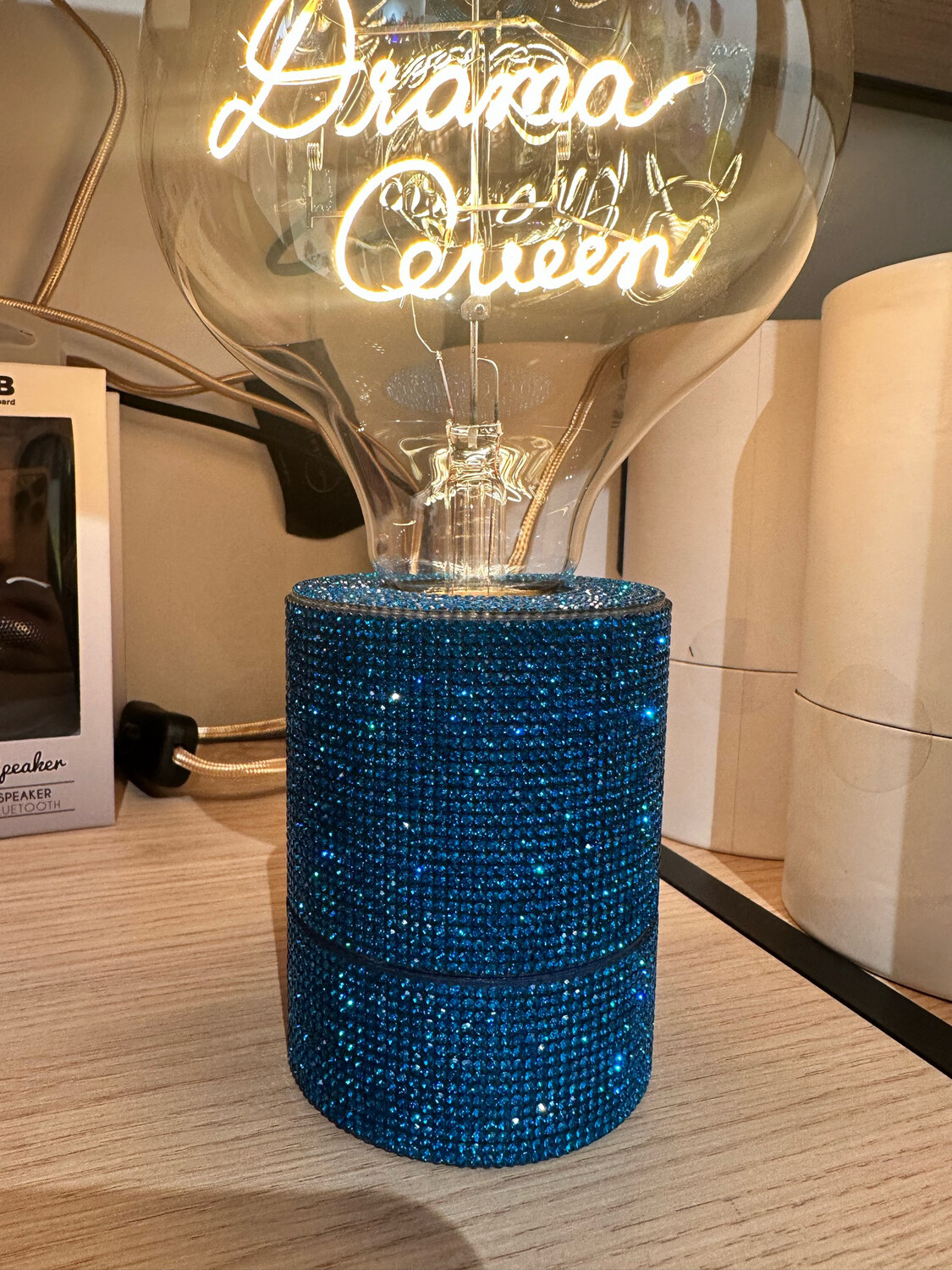 Socle Glitter Bleu