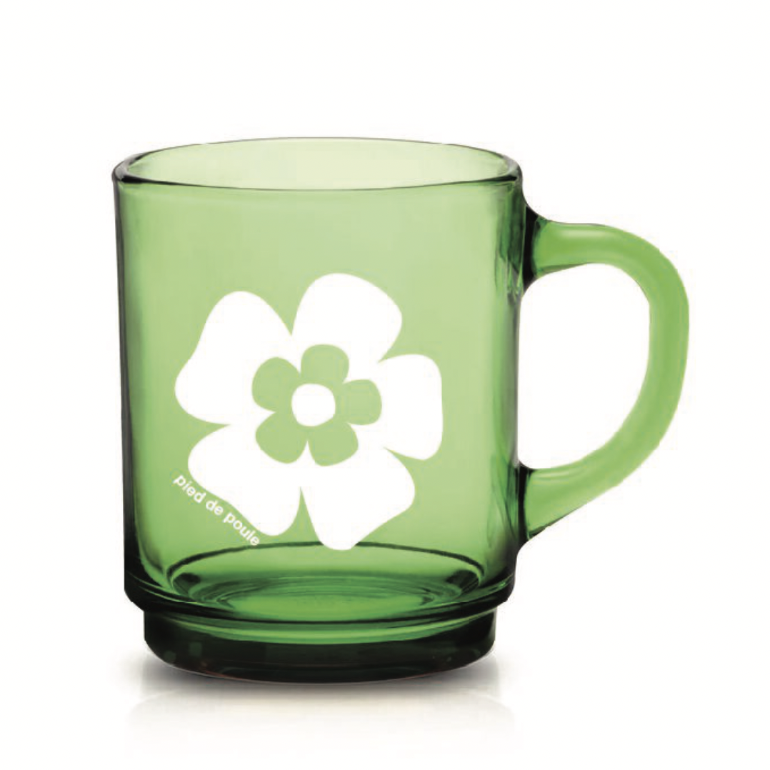 Mug retro Vert Myosotis