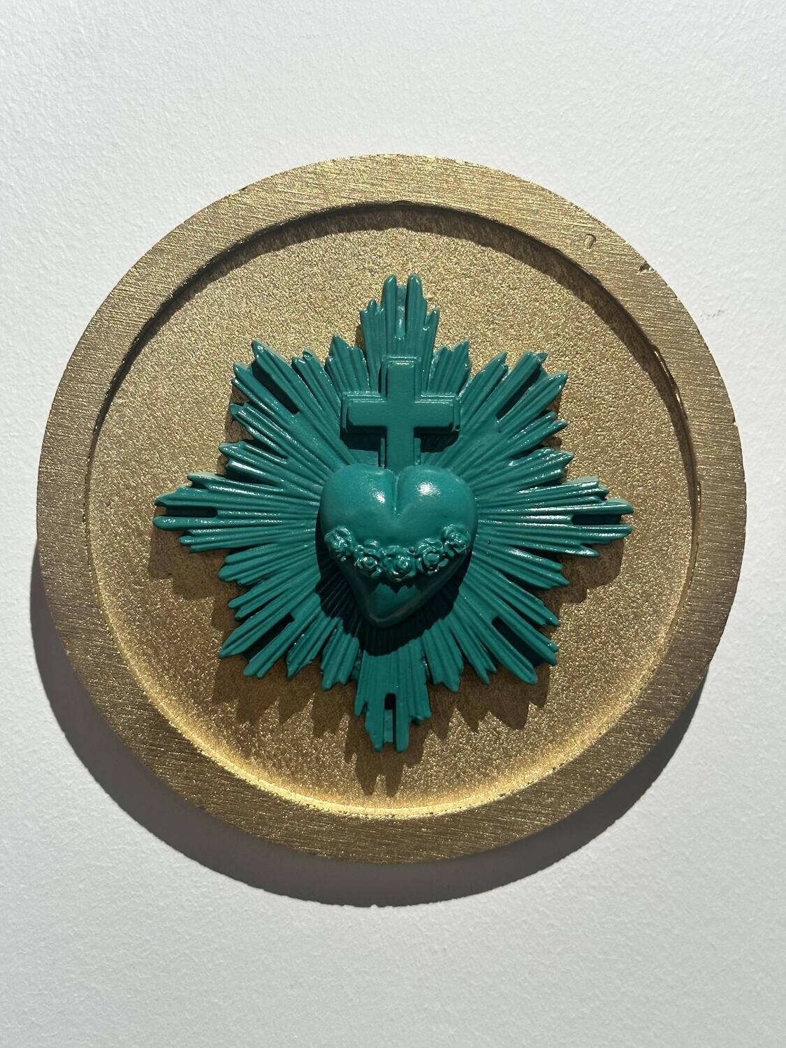 Ex-voto Baby Vital- Or et Bleu Glacé