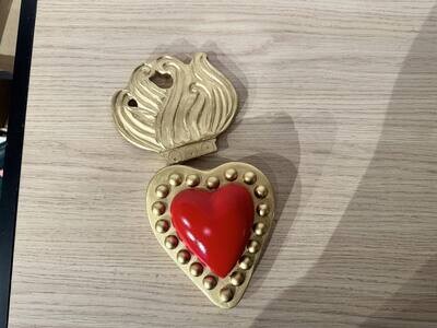 Ex-voto Coeur Simple Or et Tagada