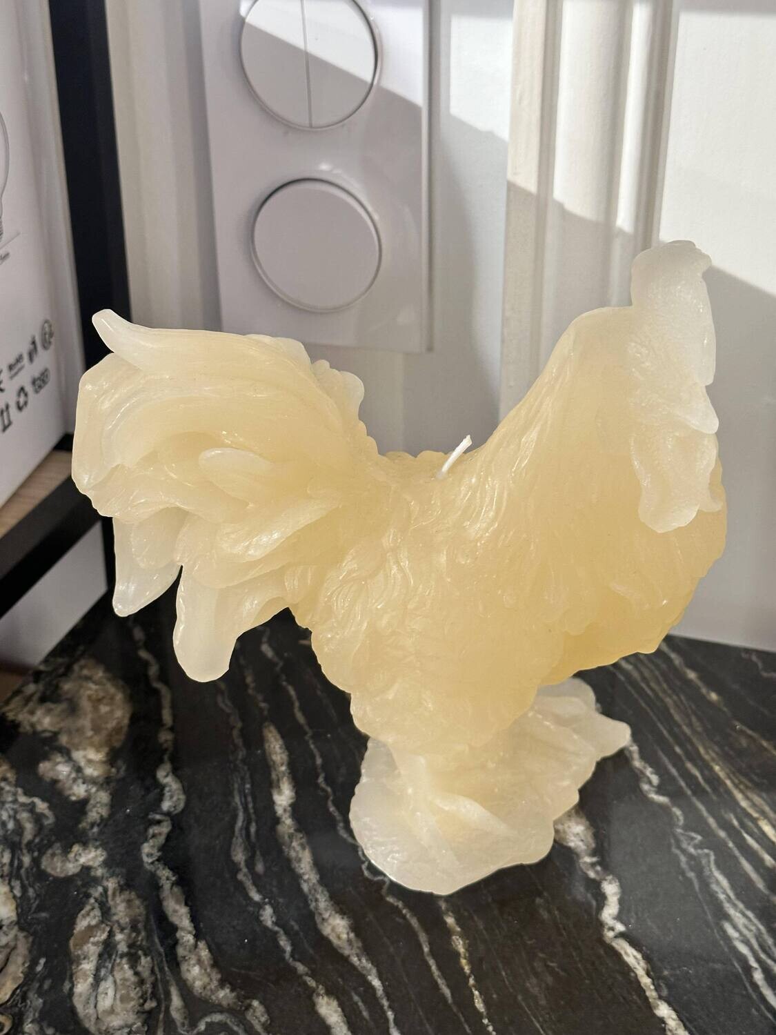 Coq  en cire Papyrus