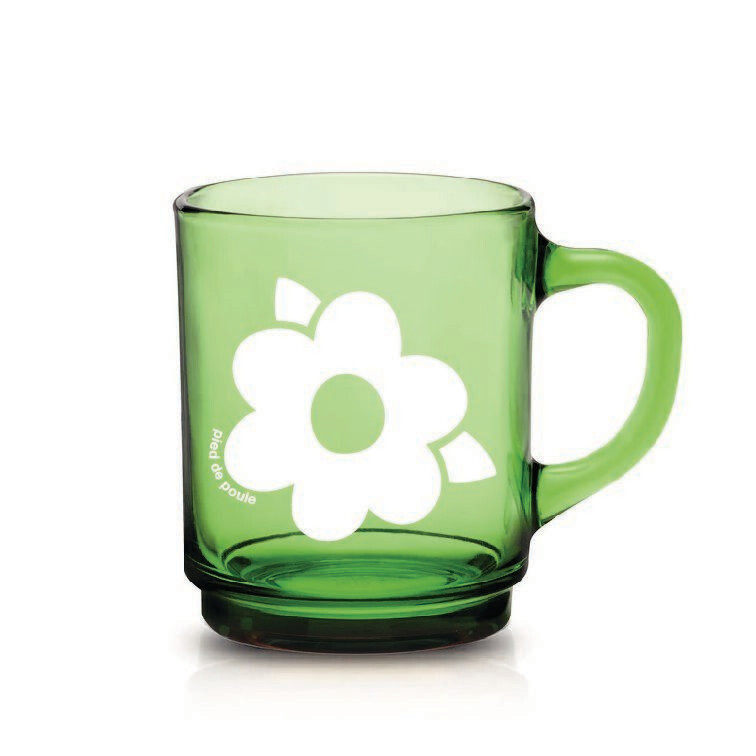 Mug retro Vert Primevère