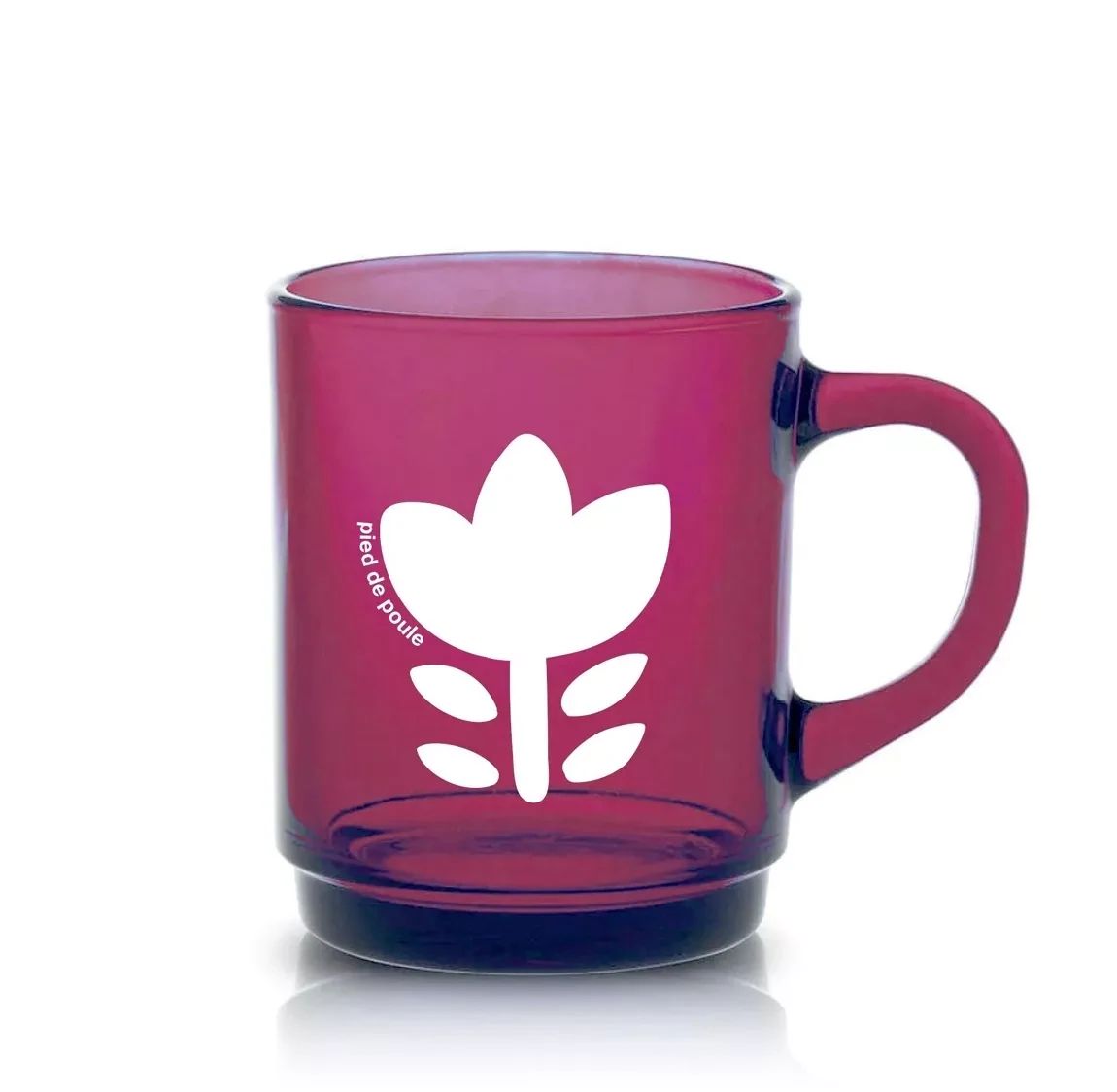 Mug retro Prune Tulipe